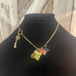 Juicy Couture Gold Charm Necklace
